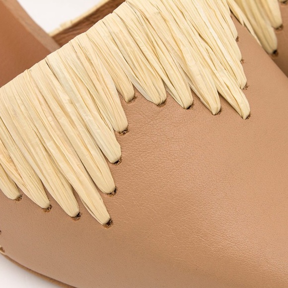 Angel Alarcon GRABLE size 39 / US 8 beige heeled pointed toe mule made in Spain - Picture 6 of 6